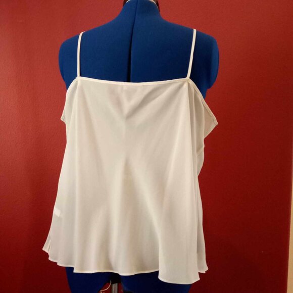 Chaps Ralph Lauren Vintage Camisole Cream. No tag - XL? Bust = 51" - Picture 3 of 5
